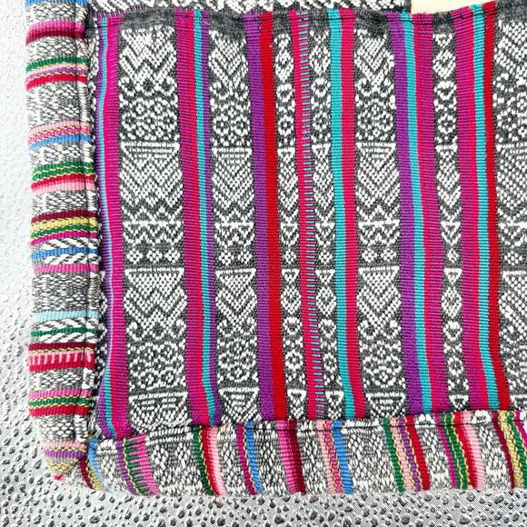 Home Decor Boho Artsy Southwestern Embroidered Animal Handmade Throw Pillowcase - Picture 2 of 6